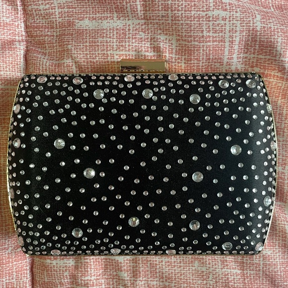 Small Evening Clutch with Rhinstones - Picture 1 of 3